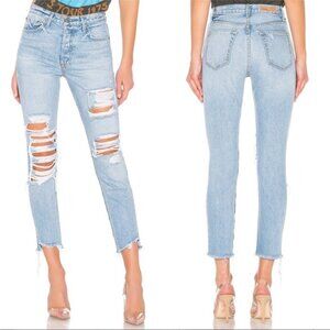 GRLFRND Karolina Ripped Skinny Jean NEW